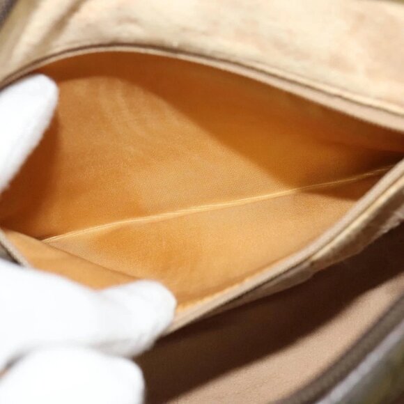 GUCCI GG Supreme Web Sherry Line Shoulder Bag PVC Beige 89 02 032 Auth 135357 - Picture 13 of 16